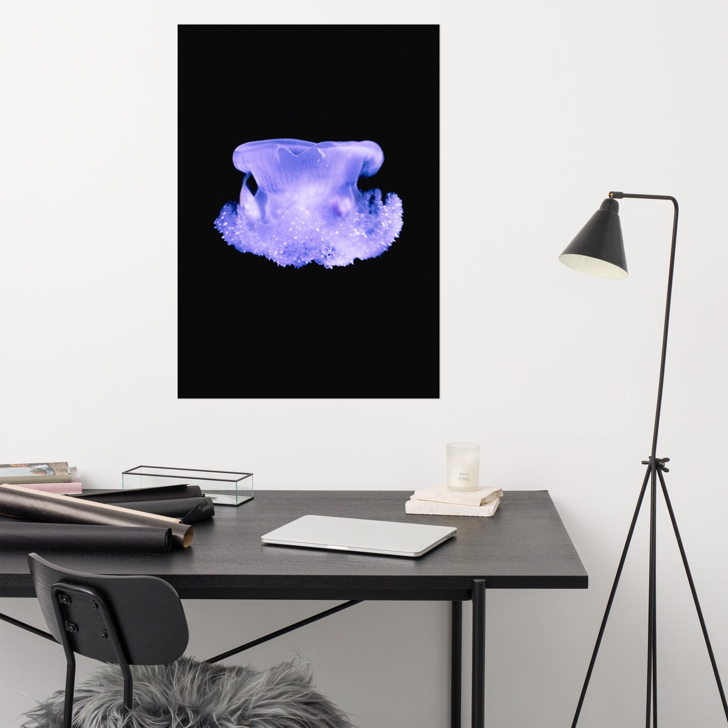 Jellyfish Night Print